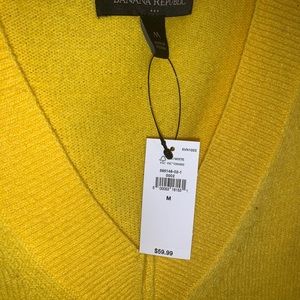 Yellow long sleeve sweater